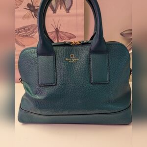 Kate Spade Teal leather satchel/crossbody
